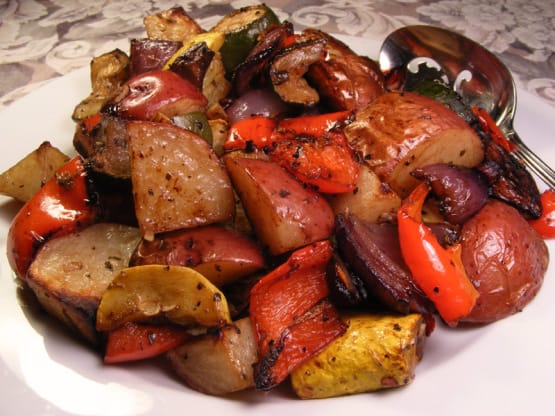 Mediterranean Pan Roasted Vegetables